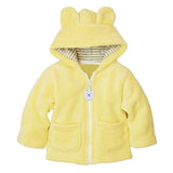 Autumn Winter Baby Girls Sweet Long Sleeve Hooded Thick Warm Jackets Kids Infant Princess Outerwear Coats ropa de ninas