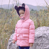 Autumn and Winter Children's Down Cotton Jacket Boys and Girls Hooded Down Cotton Jacket Warm Coat Toddler Girl Winter Clothes