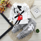 Baby Boy Clothes Spring Autumn Cartoon Long Sleeved T-shirts Tops + Pants 2PCS Infant Clothing Outfits Kids Bebes Jogging Suit
