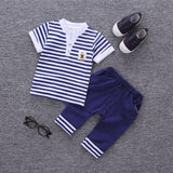 Baby Boy Clothes Summer 2018 Newborn Baby Boys Clothes Set Cotton Baby Clothing Suit (Shirt+Pants) Infant Clothes Set a12