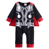 Baby Boy Darth Vader Costume Romper Infant Star War Jumpsuit Toddler Clothes Set With Cape Clothing New Year Costume For Newborn