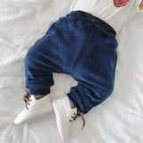 Baby Boys Autumn Winter Cashmere Diaper Trousers for Girls Long Soft Pants 03-6M Infan 1st Velvet Thick Warm Legging Sweat Pants