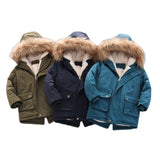 Baby Boys Winter Coat kids Jacket for Children Boys Clothes Down Jacket Big Boys Coats and Jackets Kids  Boy Clothes Fur collar