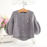Baby Cardigan Red Wool Knitted Sweater For Baby Girls Kids Clothes Baby Long Sleeve Coat Fashion Jacket A014 Winter Outerwear