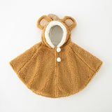 Baby Cloak Cape Girl Jacket Cartoon Blanket Sleepers for Babies Fleece Outwear Thicken Toddler Clothing Baby Shawl Coat 0-36M