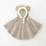 Baby Cloak Cape Girl Jacket Cartoon Blanket Sleepers for Babies Fleece Outwear Thicken Toddler Clothing Baby Shawl Coat 0-36M