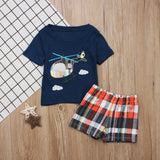 Baby Clothing Set Girl Outfits Summer Baby Boy Top+Shorts Baby Cotton Baby Boy clothes Cheap Newborn Clothes Set Infant Clothes