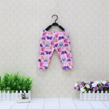Baby Cotton Long Pants Elastic Waist Leggings Girls Soft Bottoms Children Clothes Butterfly Pattern New Clothing Kids Suits 2018