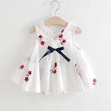 Baby Dress Cotton Dress 1 Year Old Baby Girls Dress Summer New Born Baby Girl Clothes Sleeveless Infant Princess Floral Dress