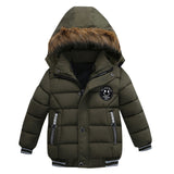 Baby Thicken Coat Children Winter Jacket Coat Boy Jacket Warm Hooded Kids Clothes Outerwear Infant Keep Warm Clothing