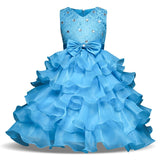 Baby Girl Clothes Kid Evening Dress Girls Wedding And Party Dresses Toddler Ball Gowns Children's Summer Vestidos Infant Costume