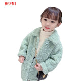 Baby Girl Jacket Autumn Winter Thick Warm Girls Coat Children Jacket Winter Girls Fur Coat Kids Outerwear toddlers 80~130 Cotton