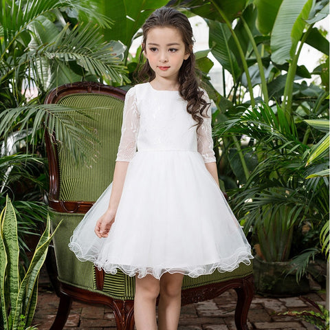 Girls Party Dress Christening Formal Wedding Birthday Dresses 5-6 Years  Toddler Girls Solid Color Pearl Embroidery Bowknot Birthday Party Flowers Gown  Kids Dresses Hot Pink - Walmart.com