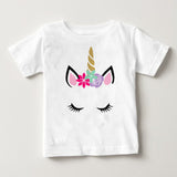 Baby Girl t-shirt Tops Children Summer Short Sleeve T-Shirts For Boys Girls Clothes Baby Boy Unicorn T Shirt Toddler Clothes