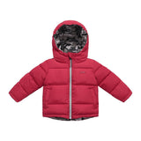 Baby Girls Boys Winter Warm Jackets Kids Thickening Padded Coat Toddler Outerwear Clothes Children Thickened Hooded Down Jacket