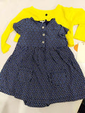 Baby Girls Dress Cotton Baby Cltohes Long Sleeves Knee-length Dress Clearance Sale