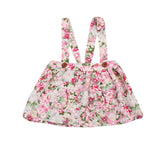 Baby Girls Floral Print Belted Skater Dress Kids Cute Summer Sleeveless Pockets Clothing Girl Autumn Party Dresses 6M-3Years