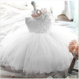 Baby Little Girl Autumn Full Sleeve Dress Formal Kids Lace Baby Princess Dresses Wedding Party Prom Gown Toddler Girl Tutu Dress