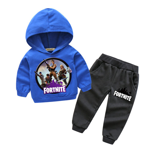 Baby Outfits Boy Sport Suits Girls Fortnite Pattern Design Hoodies Pan ...