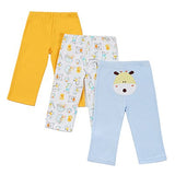Baby Pants Boy Cartoon Embroidered Animal Girls Leggings Baby Boys Girls 3pcs/pack PP Pants 100% Cotton Trousers Infant Clothing