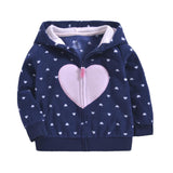 Baby Toddler Fleece Tops Coat Long sleeves Boys Girls   Warm Hooded Coats Infant Kids Winter Outerwear 1-3Years