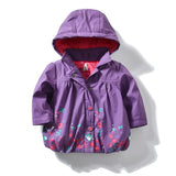 Baby Winter Girls Fur Hooded Trench Coats Warm Clothes Children Kids Girl's Winterjas 2023 Fleece Jacket Parka 2 3 4 5 6 7 Years