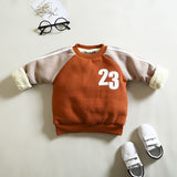 Baby boys winter warm sweatshirt  born baby cotton thickening velvet hoodies for bebe boys toddler autumn casual clothes tops