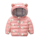 Bear Leader Autumn Winter Newborn Baby Clothes for Baby Boys Jacket Baby Dinosaur Print Outerwear Coat Infant Baby Girls Jacket