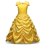 Belle Princess Dress cosplay Girls dress Costume Kids Sleeveless Party dresses for girls Birthday Ball Gown Girls Clothing