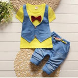 Summer Baby Boys Clothing Sets Infant tops+ Shorts sport suit  born boy clothes baby Clothes set baby boy clothing