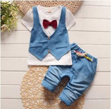 Summer Baby Boys Clothing Sets Infant tops+ Shorts sport suit  born boy clothes baby Clothes set baby boy clothing