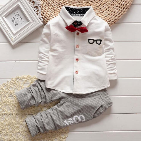 Boutique Kids clothes boys Autumn children clothing sets gentleman toddler boys clothing birthday dress baby wedding formal suit