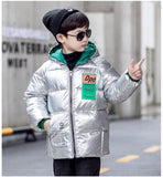 Boys Clothes Winter Coat thickening cotton-padded down Coats Children Clothing warm Jackets with hoodies outerwear