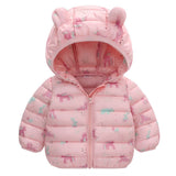 Boys Coats Children Girls Cotton-padded Clothes Kids Baby Jacket Cartoon Winter Child Outerwear Hooded Warm Clothing