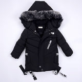 Boys Warm Co Winter Jackets for Kids Clothes Snowsuit Outerwe & Coats Children Clothing Baby Fur Hooded Jacket Infant Parkas