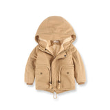 Boys Winter Jacket Kids Plus Velvet Thick Coat Trade Children's Clothing Girls Coat Windbreaker Toddler Girl Winter Clothes