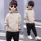 Boys clothes children spring solid jacket for teenage boys casual coat child tops 3-111 Y children active jacket baby clothing