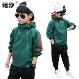 Boys clothes children spring solid jacket for teenage boys casual coat child tops 3-111 Y children active jacket baby clothing