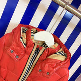 Brand design children's wear 2023 winter girls' coat medium long coat warm down jacket