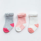 3pairs/lot Thicken Winter Kids Socks Baby Girl Clothes Boys Socks Stuff For Newborns Warm Long Socks For Infant 0-3Y