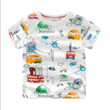 Cartoon C Baby Kids T shirt Colorful Cotton Children T-shirt pattern for Boy Tees Clothes boy Tops Gift Kid Clothing for 1-10T