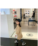 Child Jacket Spring Autumn Outerwear For Girls Long Windbreaker Clothing Baby Wear Children Cardigan Girl Clothes Korean Coat