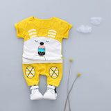 Child New Summer Infant Baby Girls Clothes Outfits Sports Suits 2pcs Sets for Baby Boy Clothing Set Cotton Design Tracksuit