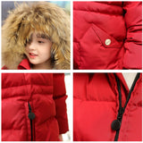 Children Clothes Russian Winter Snowsuit Down Jacket For Boys Girl Outerwear Coat Thicken Waterproof Snowsuits 2-5y baby coats