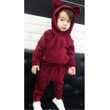 Children Clothing 2018 Autumn Winter Girls Clothes Hoodies+Pants Christmas Outfit Kids Boys Clothes Suit For Girls Clothing Sets
