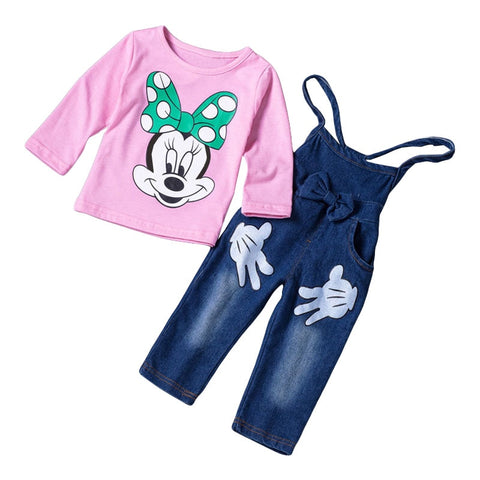 Children Clothing 2018 Autumn Winter Girls Clothes T-shirt+Pants 2pcs Christmas Outfit Kids Costume Suit For Girls Clothing Sets