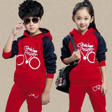 Children Clothing Set Spring Autumn Boys Girls Sport Suits Casual Cotton Long Sleeve Kids Clothes Tracksuits 3 4 5 6 7 8 9 Years