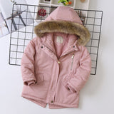 Children Outerwear Warm Coat Kids Clothes Waterproof Windproof Thicken Boys Girls Cotton-Padded Jackets Winter