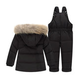 Children'S Down Jacket Clothes Sets Kids Baby Girls Thickening Coats Suits Toddler Warm Clothing Infants Down Outerwear