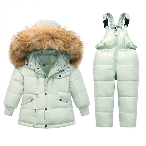 Children Winter Clothing set Overalls   Russia Jackets for Girl Kids Snowsuits Parka Coat Boy Outerwear Waterproof Jumpsuits